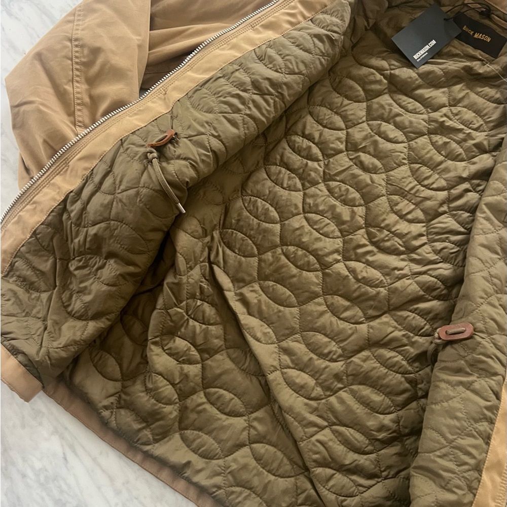 Buck Mason Desert Khaki Storm Stopper Field Jacket Medium New $278 NWT - Picture 5 of 9